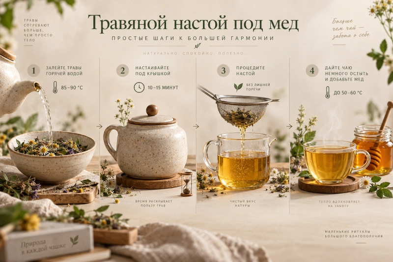 Тонкости заваривания травяной основы