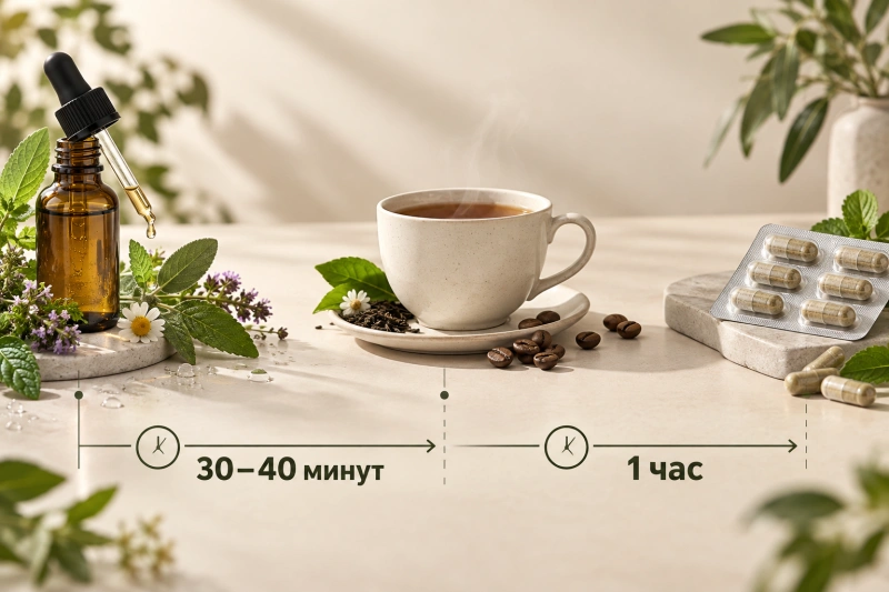 Совместимость с чаем, кофе и лекарствами