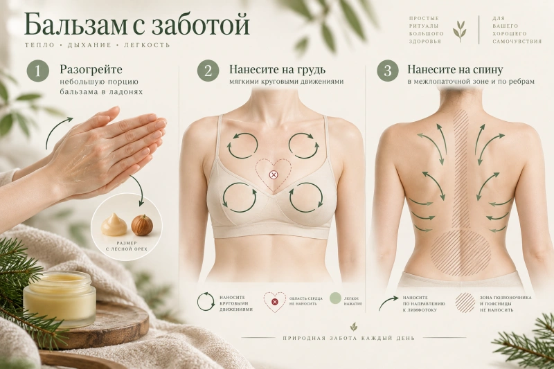Как правильно растирать грудь и спину